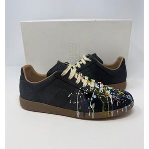 Maison Margiela Paint Splatter Replica GAT Black Size 8 US 41 EU